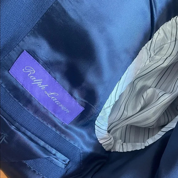 Ralph Lauren Purple Label Dark Navy Two-Piece Suit - Picture 5 of 9